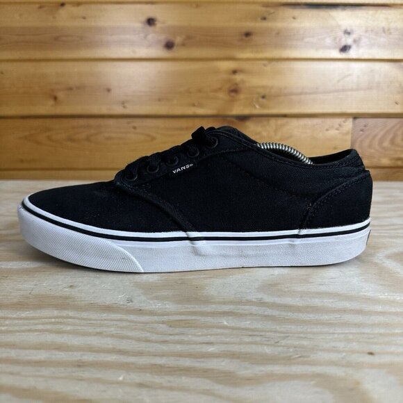 Vans Off The Wall TB4R Sneaker Mens 8 Skate Shoes Lace Up Low Top Comfort Black - Picture 1 of 6